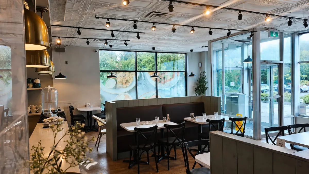 Eggstatic Ajax — brunch restaurant interior